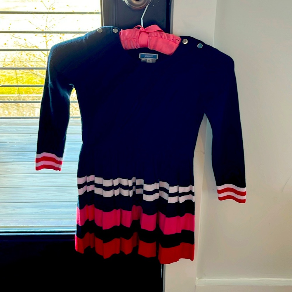 Jacadi Paris girls sweater dress size 6